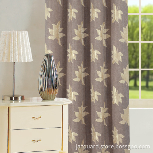 Polyester Gromet Jacquard Curtain